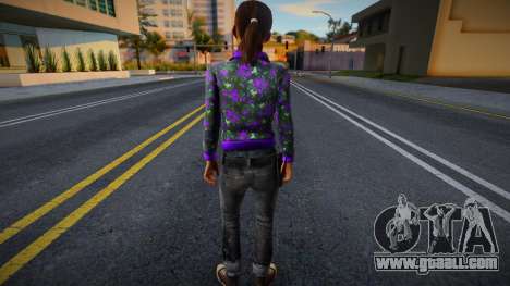Zoe (Purple Rose Coat) from Left 4 Dead for GTA San Andreas