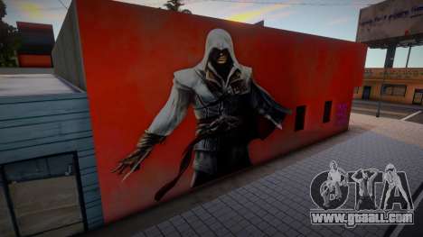Ezio Auditore Mural v1 for GTA San Andreas