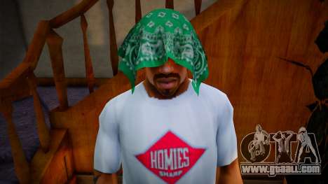 Green Gangster Bandana for GTA San Andreas