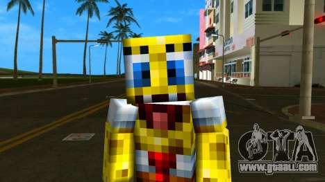 Steve Body Sponge Bob for GTA Vice City