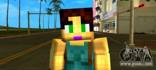 Steve Body Lara Croft for GTA Vice City