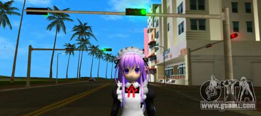 Nepgear (Maid) from Hyperdimension Neptunia for GTA Vice City