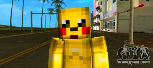 Steve Body Pikachu for GTA Vice City