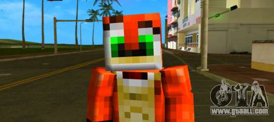 Steve Body Crash Bandicoot for GTA Vice City
