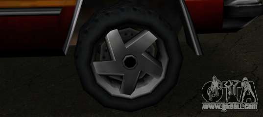 VCS Wheels (SA Style) for GTA Vice City