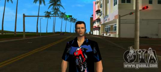 Tommy bike tshirt for GTA Vice City