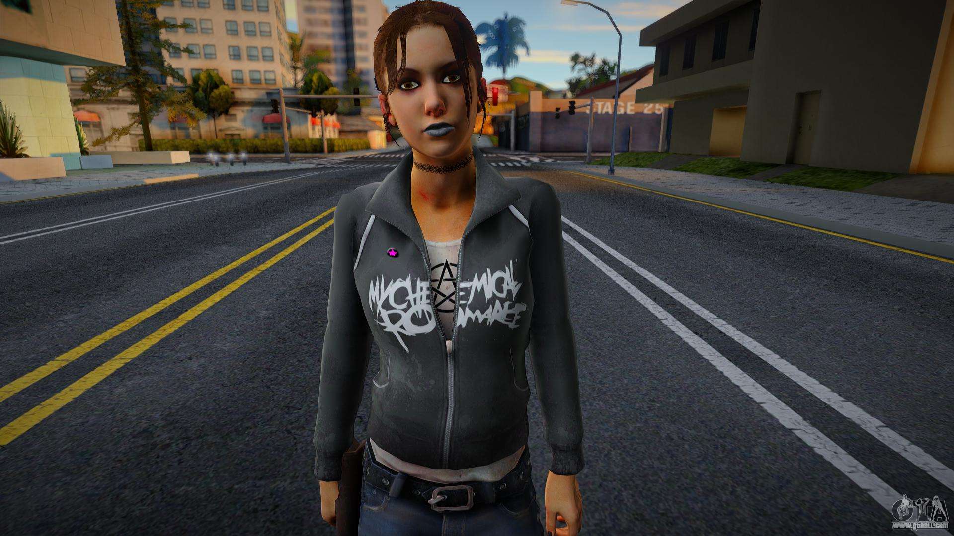Zoe (Emo) from Left 4 Dead for GTA San Andreas