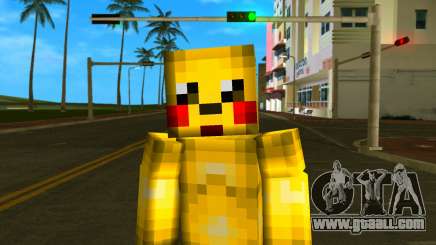 Steve Body Pikachu for GTA Vice City