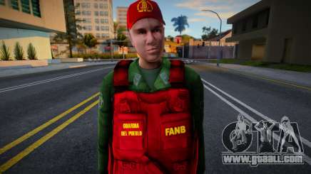 Brazilian soldier from Guardia del Pueblo V1 for GTA San Andreas