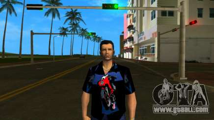 Tommy bike tshirt for GTA Vice City