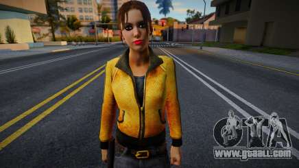 Zoe (Cyberpunk 2077 V1) from Left 4 Dead for GTA San Andreas