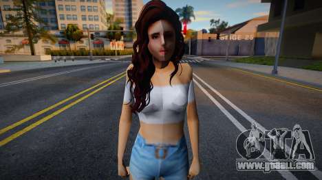 Girl in plain clothes v19 for GTA San Andreas