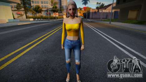 Girl in plain clothes v12 for GTA San Andreas