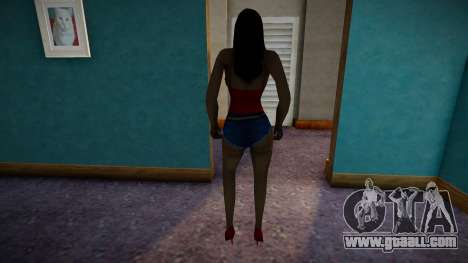 Girl in a sexy outfit v1 for GTA San Andreas