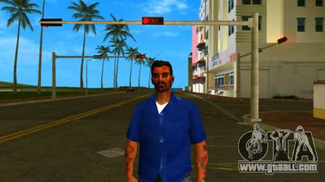 Tommy in blue shirt for GTA Vice City