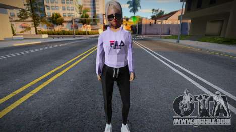 Girl in a jacket for GTA San Andreas