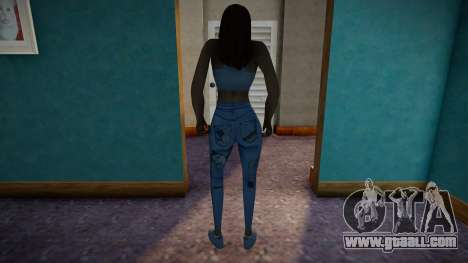 Girl in jeans for GTA San Andreas