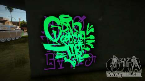 New Grove st. 4 Life Graffiti Tag for GTA San Andreas