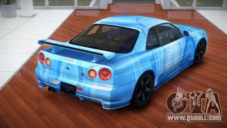 Nissan Skyline R34 GT-R V-Spec S5 for GTA 4