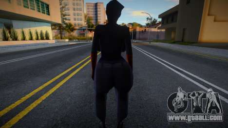 Thicc Female Mod - Police Outfit for GTA San Andreas