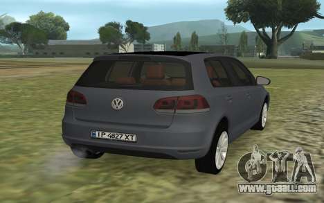 Volkswagen Golf VI 2009 for GTA San Andreas