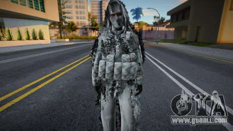 Sniper in winter camouflage for GTA San Andreas