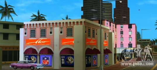 Footballwerbetafeln u. Fanshop for GTA Vice City