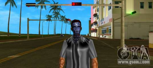 Tommy in the image of the Terminator for GTA Vice City