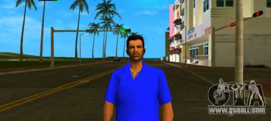Tommy Camicia Blu Chiaro for GTA Vice City
