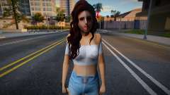 Girl in plain clothes v19 for GTA San Andreas