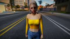 Girl in plain clothes v12 for GTA San Andreas