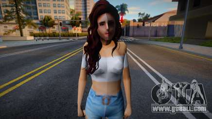 Girl in plain clothes v19 for GTA San Andreas