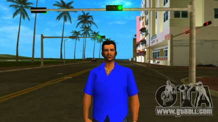 Tommy Camicia Blu Chiaro for GTA Vice City