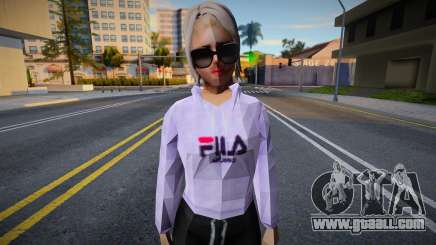 Girl in a jacket for GTA San Andreas