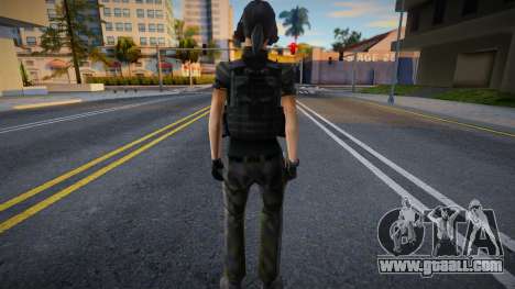 Girl Soldier for GTA San Andreas