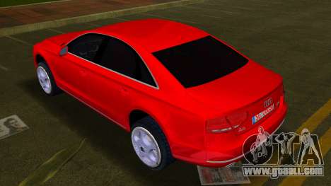 Audi A8 (D4) V6 3.0 TFSI v2 for GTA Vice City