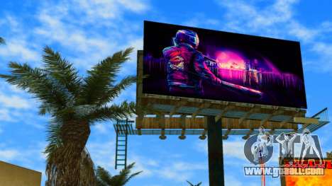 Hotline Miami Billboard 1 for GTA Vice City