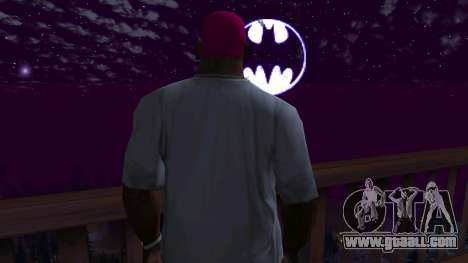 Batman instead of the moon for GTA San Andreas