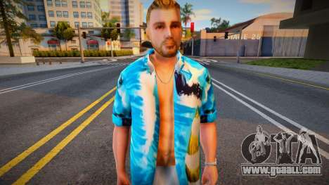 Skin 134 (White Male, Abstract) for GTA San Andreas