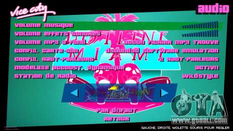 Hotline Miami Menu HD v18 for GTA Vice City
