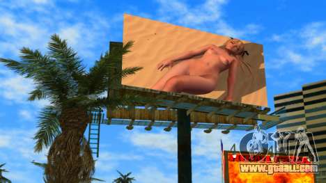 Marie Rose Nude Billboard for GTA Vice City