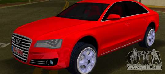Audi A8 (D4) V6 3.0 TFSI v2 for GTA Vice City