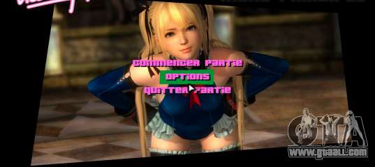 Marie Rose DOA Menu 2 for GTA Vice City