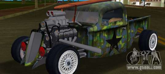 1936 Ford Pickup Ratrod (Army) for GTA Vice City