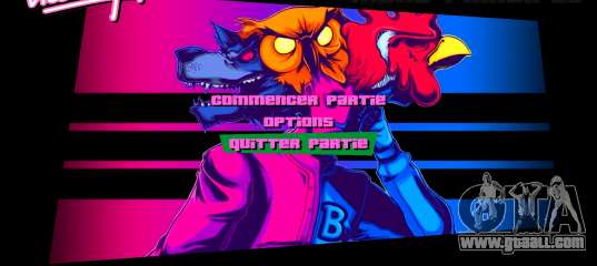 Hotline Miami Menu HD v13 for GTA Vice City
