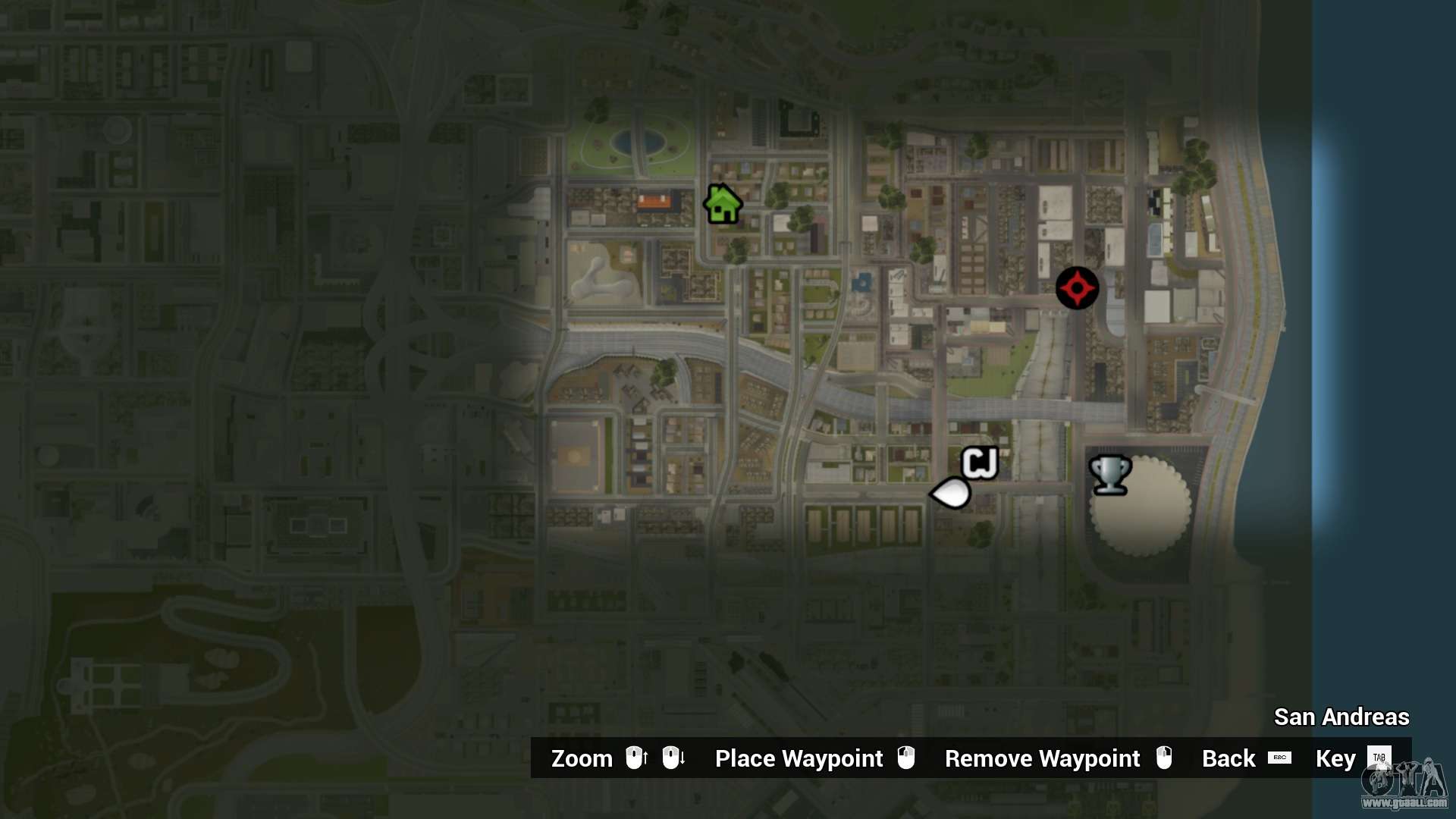 GTA 3 - Definitive Edition HD Satellite Map For GTA3 Mod 