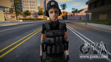 Girl Soldier for GTA San Andreas