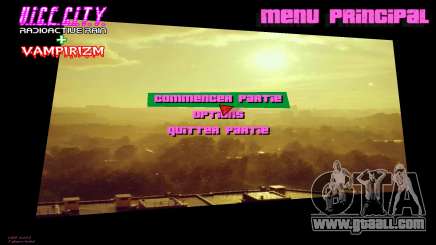 Radioactive Menu for GTA Vice City