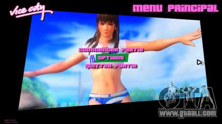 Hitomi Menu mod for GTA Vice City