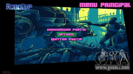 Robocop Menu for GTA Vice City